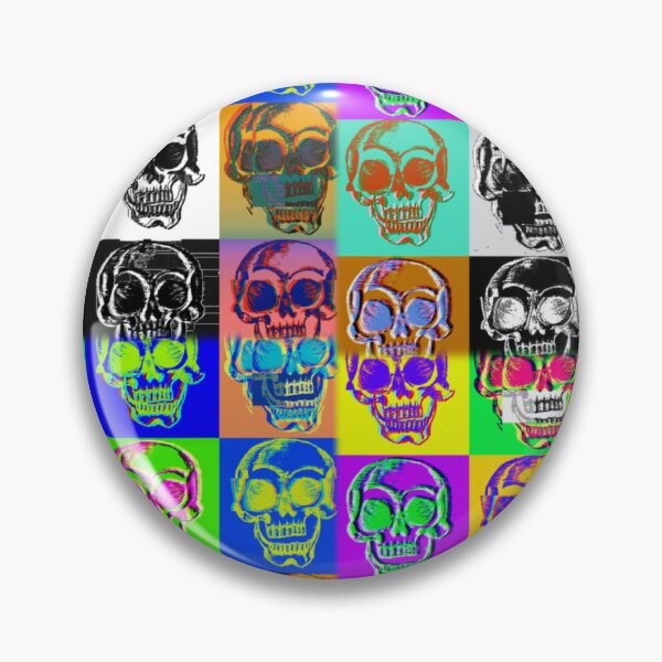 Item preview, Warhol like skulls designed and sold by ReithNolan.