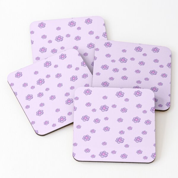 Item preview, Cute Sweet Purple Aesthetic Flowers art pattern designed and sold by Smuchie.