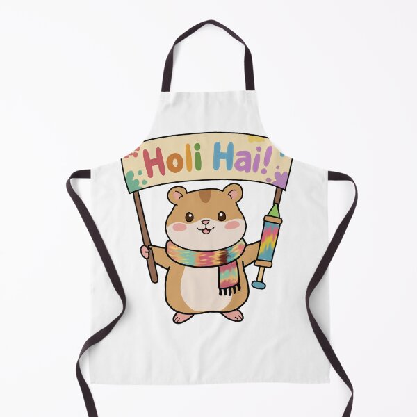 Item preview, Cute Hamster Holi Celebration-Kawaii Festival of Colors Sticker designed and sold by pn_terest.