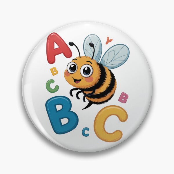 Item preview,   Spelling Bee ABC – Funny Bee Design designed and sold by AleksandraJac05.