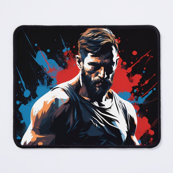 Item preview, “Dynamic Anime Boxer Pose – Martial Arts Digital Art” designed and sold by PrintsGateWay.