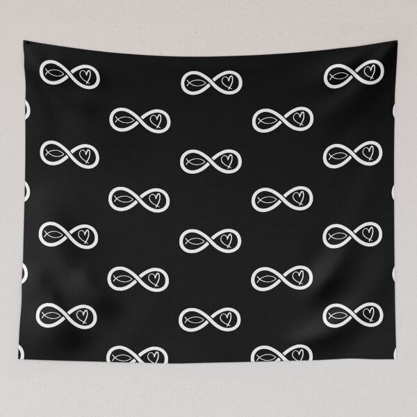 Item preview, Jesus Love Is Infinite, Christian Faith, Bible Verse, Religious Gift designed and sold by NovaNookStudio.