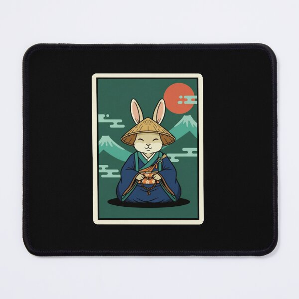 Item preview, Cute Bunny Monk Japanese Style Illustration designed and sold by JordynLadukeg65.