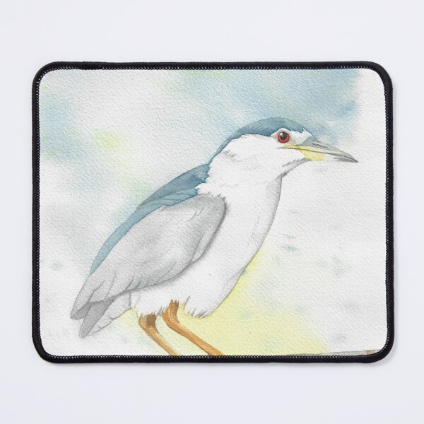 Item preview, Black-crowned night heron in watercolor designed and sold by L'Atelier Oranjade.