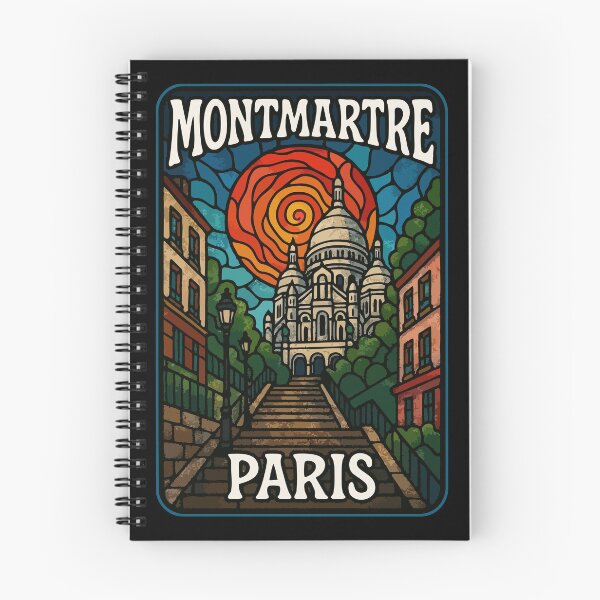 Item preview, Montmartre Paris Stained Glass Travel designed and sold by TomFrontierArt.