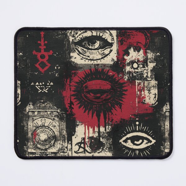 Item preview, Occult Symbols Pattern designed and sold by Gypsykiss.