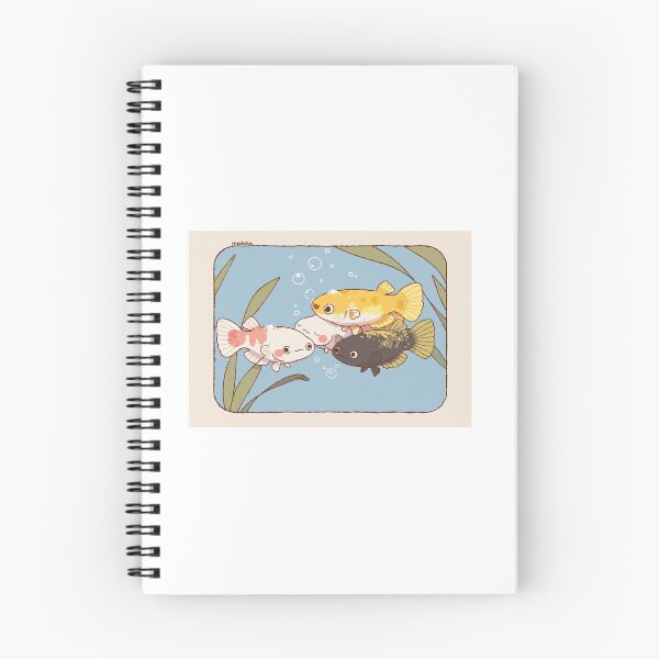 Item preview, Happy chibi medaka fish  designed and sold by KeriVeryfine.