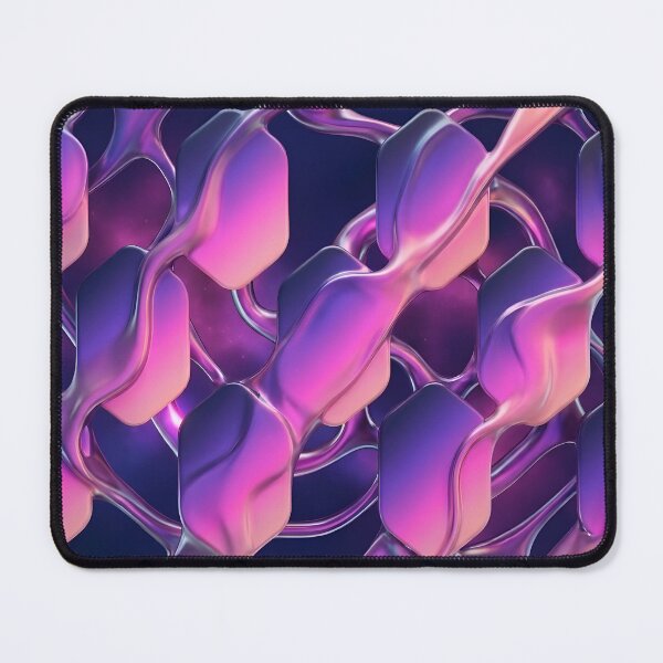 Item preview, Fluid Chrome Hexagon Tech Geometric designed and sold by Gradient Concept.