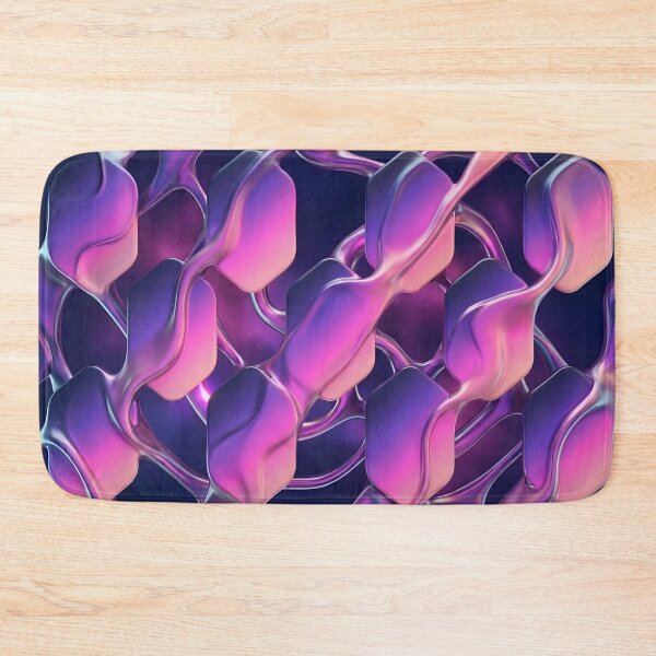 Item preview, Fluid Chrome Hexagon Tech Geometric designed and sold by Gradient Concept.