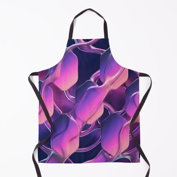 Item preview, Fluid Chrome Hexagon Tech Geometric designed and sold by Gradient Concept.