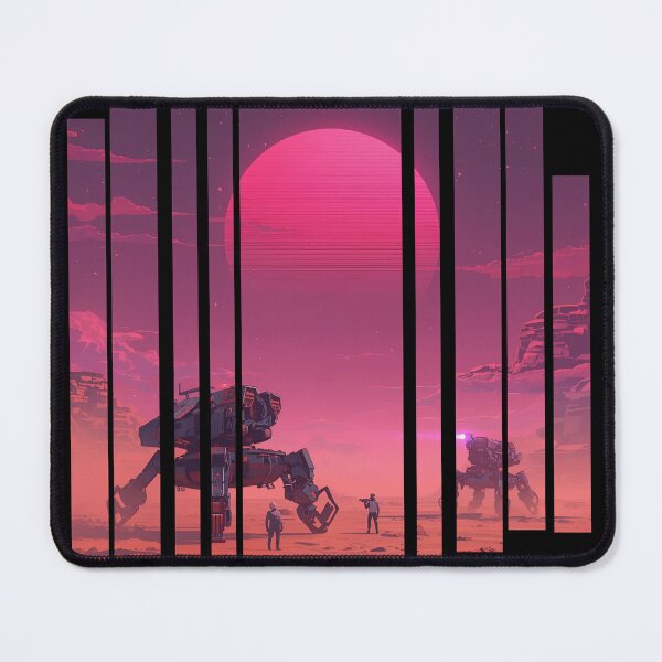 Item preview, Broken Mechs in Synthwave Desert 3 designed and sold by Neon G.