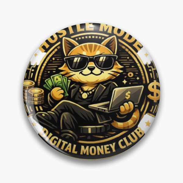 Item preview, Hustle Cat Coin – Digital Money Club | Cool Investor Cat Design designed and sold by Busdriverstore.