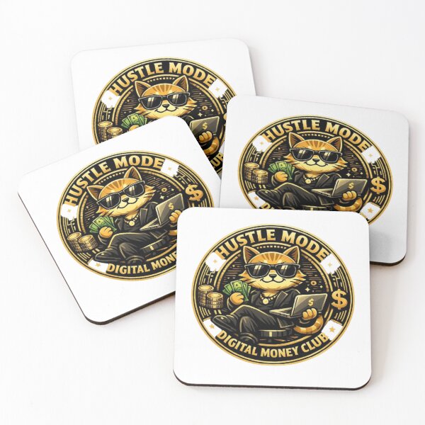 Item preview, Hustle Cat Coin – Digital Money Club | Cool Investor Cat Design designed and sold by Busdriverstore.