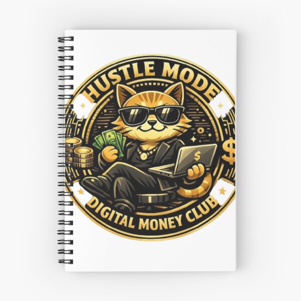Item preview, Hustle Cat Coin – Digital Money Club | Cool Investor Cat Design designed and sold by Busdriverstore.