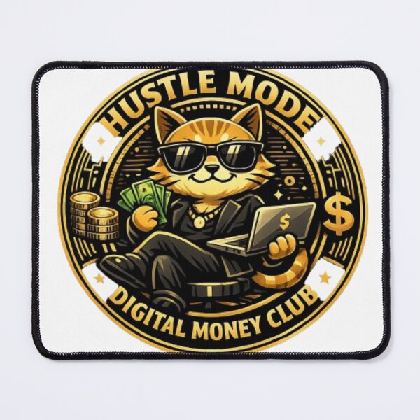 Item preview, Hustle Cat Coin – Digital Money Club | Cool Investor Cat Design designed and sold by Busdriverstore.