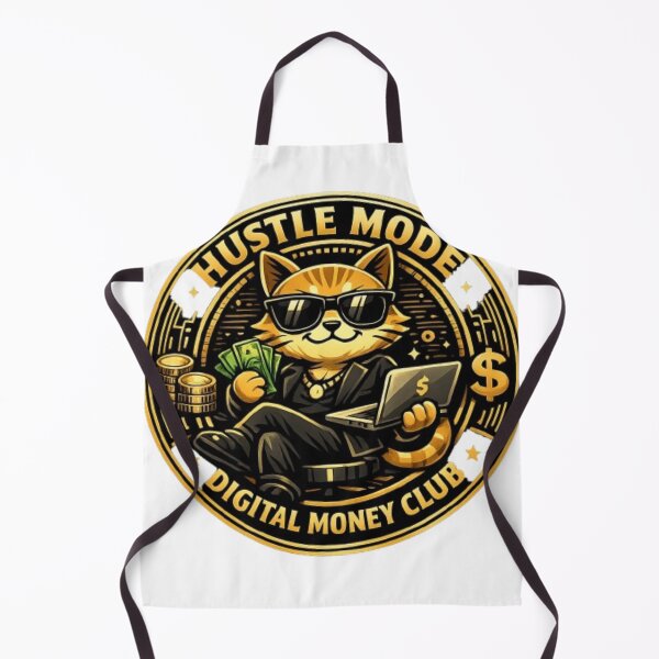Item preview, Hustle Cat Coin – Digital Money Club | Cool Investor Cat Design designed and sold by Busdriverstore.