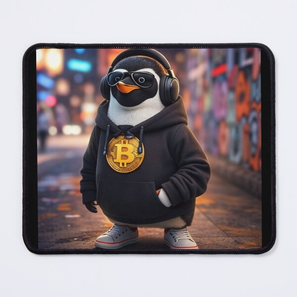 Item preview, rypto Street Penguin – Bitcoin Urban Style – HODL Streetwear Design - Satoshi Life designed and sold by SatoshiLife.