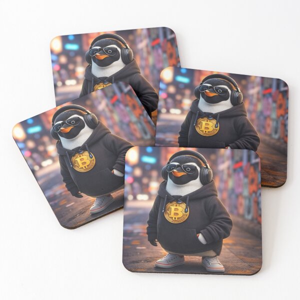 Item preview, rypto Street Penguin – Bitcoin Urban Style – HODL Streetwear Design - Satoshi Life designed and sold by SatoshiLife.