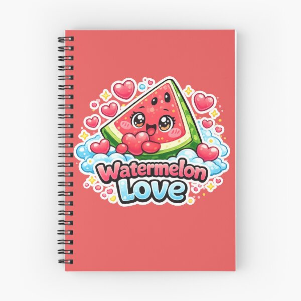 Item preview, Kawaii Love Watermelon – Cute Cartoon Watermelon | Cute Fruit Love Design designed and sold by apanoracar.
