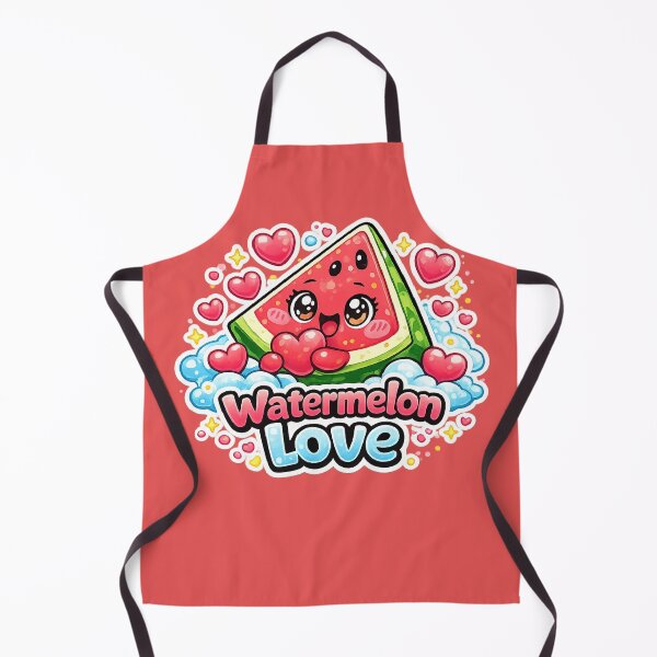 Item preview, Kawaii Love Watermelon – Cute Cartoon Watermelon | Cute Fruit Love Design designed and sold by apanoracar.