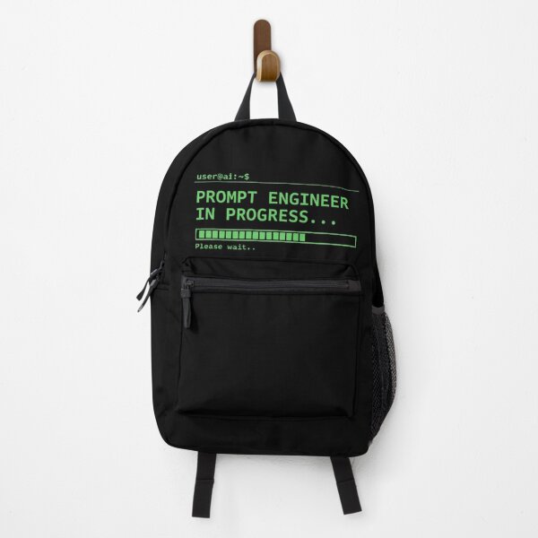 Item preview, Prompt Engineer In Progress – Funny AI Coding Terminal Design designed and sold by Tranquilityyy.