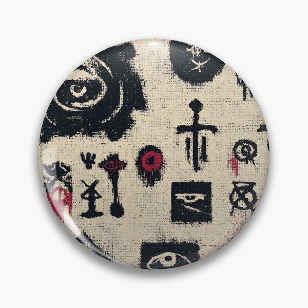 Item preview, Occult Symbols Pattern 4 designed and sold by Gypsykiss.
