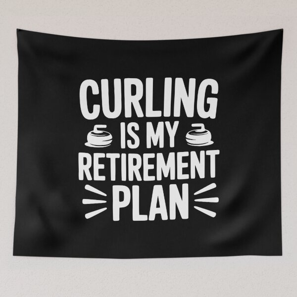 Item preview, Curling is my Retirement Plan designed and sold by Frank Ring.
