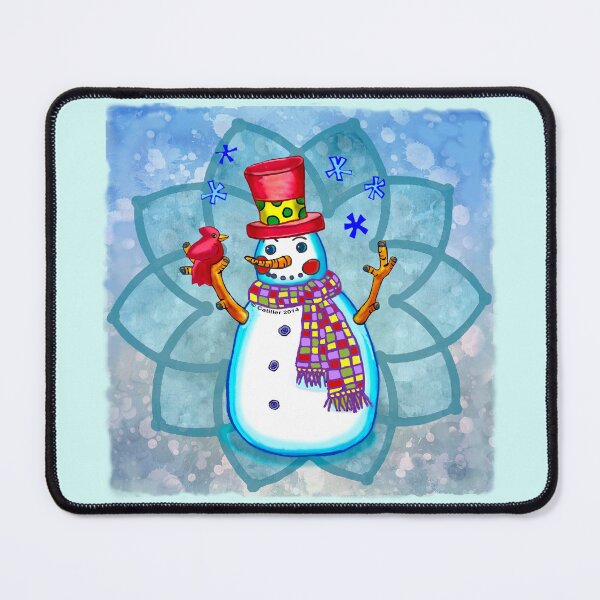 Item preview, Red Bird Snowman designed and sold by artmuvz.