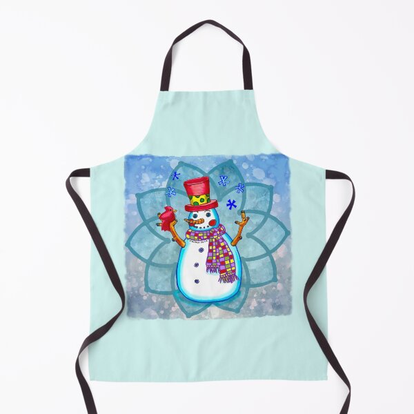 Item preview, Red Bird Snowman designed and sold by artmuvz.