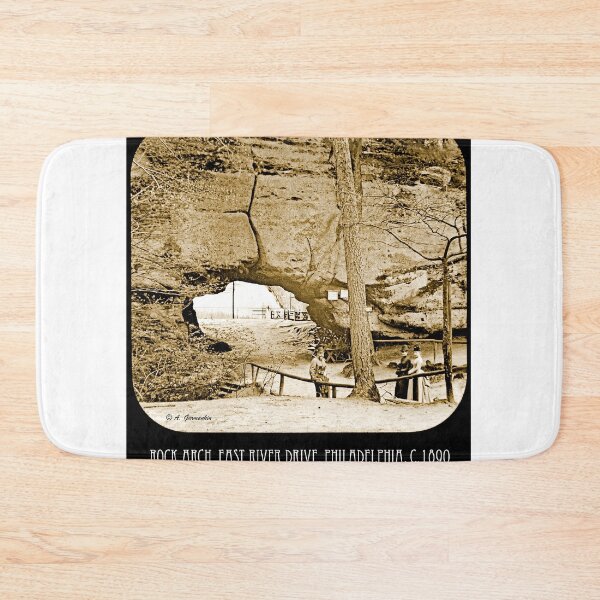 Item preview, Rock Arch, East River Drive, Philadelphia, Pennsylvania c. 1890, Vintage Photograph designed and sold by AMacGPhilly.
