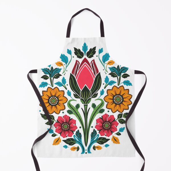 Item preview, Łowicz Rebirth | Slavic Folk Wycinanki Flower Bud | Colorful Spring Design designed and sold by YvkafromPoland.