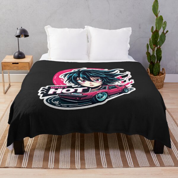 Item preview, Drift Hot — Pegatina para coche de anime JDM neón designed and sold by Creative-RE.