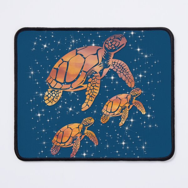 Item preview, Sea Turtle Family Galaxy Ocean Art designed and sold by 3DDesignSpot.