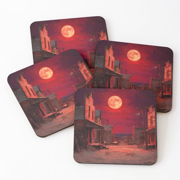 Item preview, Ghost Town Under Blood Moon designed and sold by Rtymer.