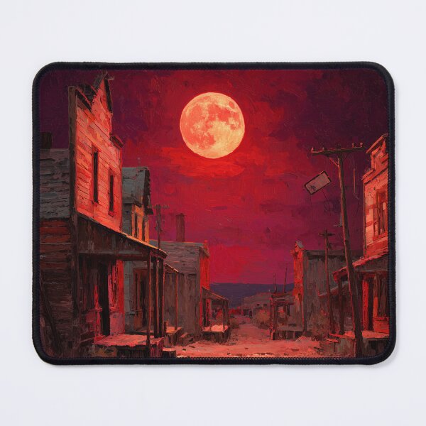 Item preview, Ghost Town Under Blood Moon designed and sold by Rtymer.