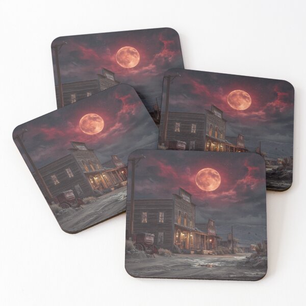 Item preview, Ghost Town Under Blood Moon designed and sold by Rtymer.