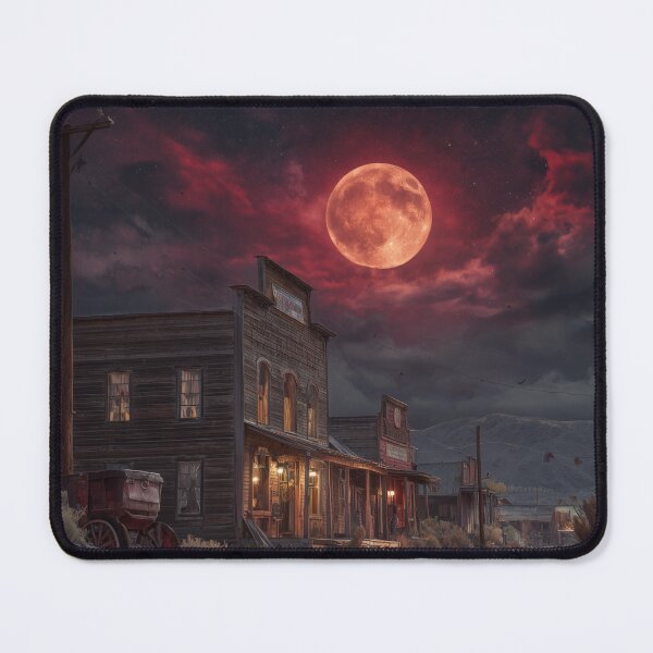 Item preview, Ghost Town Under Blood Moon designed and sold by Rtymer.