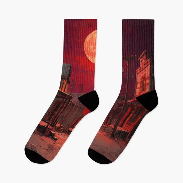 Item preview, Ghost Town Under Blood Moon designed and sold by Rtymer.