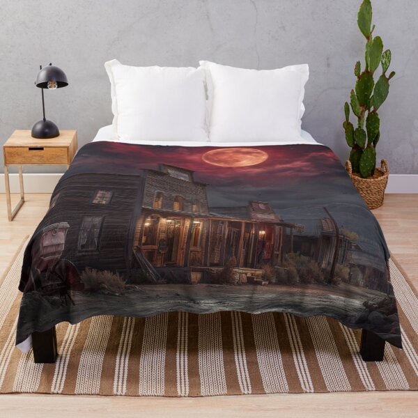 Item preview, Ghost Town Under Blood Moon designed and sold by Rtymer.