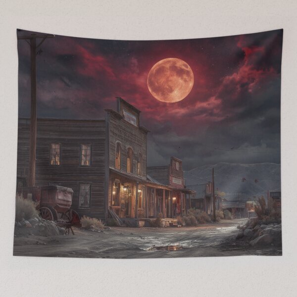 Item preview, Ghost Town Under Blood Moon designed and sold by Rtymer.