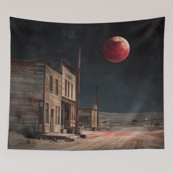 Item preview, Ghost Town Under Blood Moon designed and sold by Rtymer.
