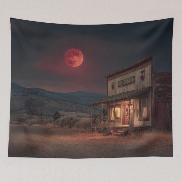Item preview, Ghost Town Under Blood Moon designed and sold by Rtymer.