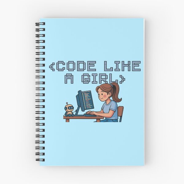 Item preview, Code Like a Girl - Women in STEM Coding Programmer designed and sold by Silver Realm Studio.