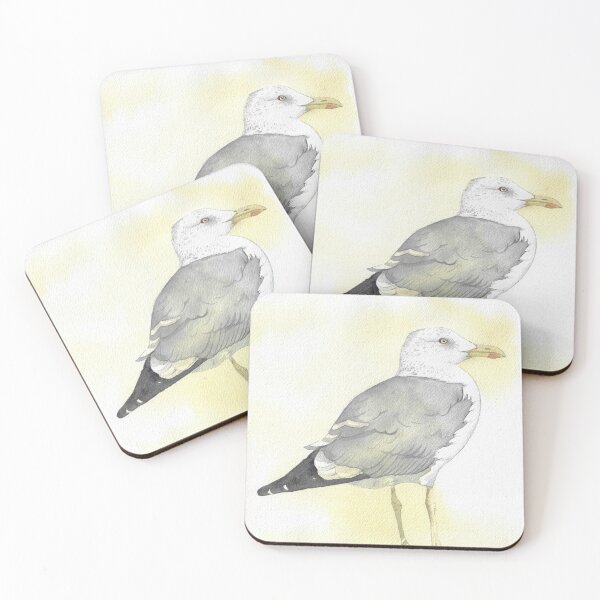 Item preview, Brown gull in watercolor designed and sold by L'Atelier Oranjade.