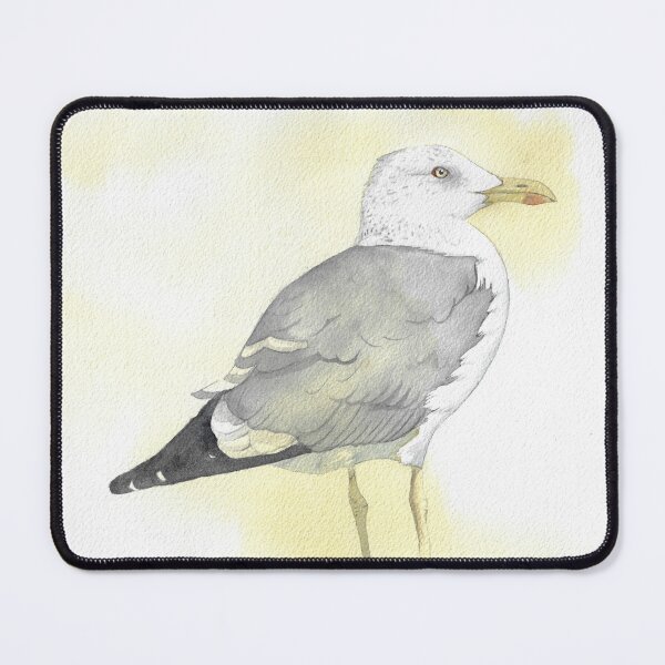 Item preview, Brown gull in watercolor designed and sold by L'Atelier Oranjade.