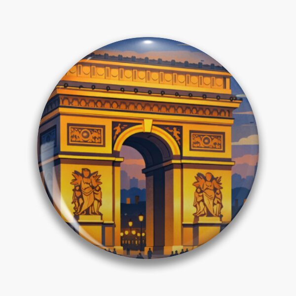 Item preview, Arc de Triomphe Paris Travel Poster designed and sold by MatthewHeights.
