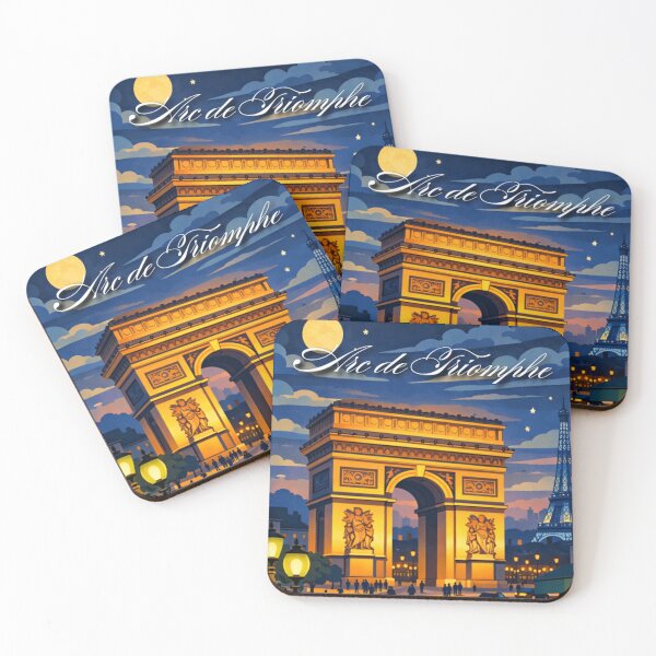 Item preview, Arc de Triomphe Paris Travel Poster designed and sold by MatthewHeights.