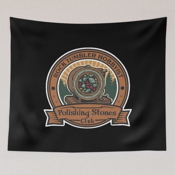 Item preview, Rock Tumbler Hobbyist – Polishing Stones Club designed and sold by KapiPrint.
