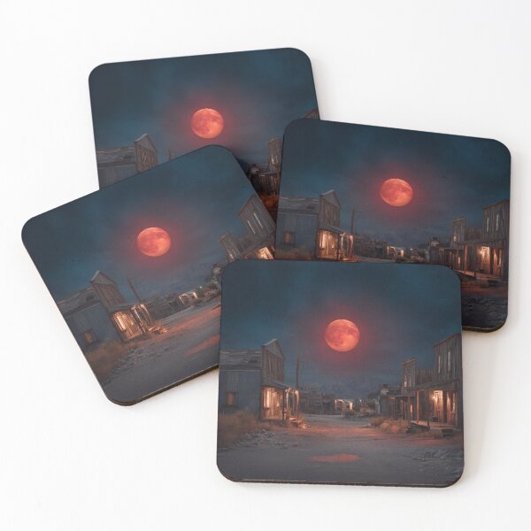 Item preview, Ghost Town Under Blood Moon designed and sold by Rtymer.