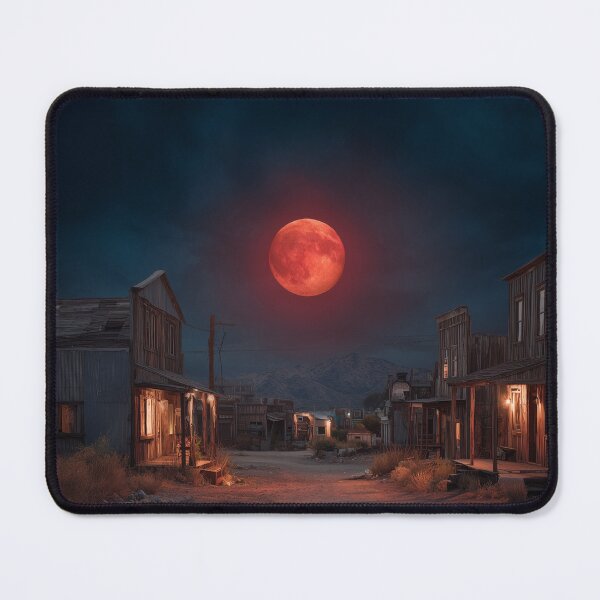 Item preview, Ghost Town Under Blood Moon designed and sold by Rtymer.